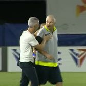 Petrescu nu se dezminte   Moment penibil la finalul meciului   CFR Cluj - Braga 1-2