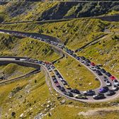 Cu Porsche-ul pe Transfăgărășan    VIDEO+FOTO    Imagini spectaculoase  publicate de David Popovici