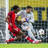 Moldovan, ce gafă!    FOTO.  Portarul României   s-a făcut de râs  în meciul cu Canada. Ce s-a întâmplat