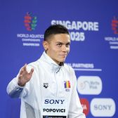 Gest de mare campion  Decizia luată de   David Popovici:   „Viitorul se poate rescrie”