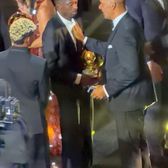 Imaginile care nu s-au văzut la TV    FOTO:     Ce a făcut Lamine Yamal,   după ce Ousmane Dembele a primit Balonul de Aur