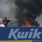 Nicolas Hamilton, la un pas de tragedie  Imagini terifiante, la Silverstone, cu   monopostul în flăcări   al fratelui lui Lewis Hamilton