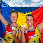 Aur și argint pentru România, la canotaj  Primele medalii, la dublu rame feminin și masculin, la   Campionatele Mondiale de la Shanghai