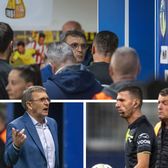 Neagoe, ceartă pe tunel  Antrenorul Petrolului a făcut   scandal la pauză!  S-a dus după arbitrul Marcel Bîrsan
