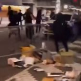 Lupte de stradă în Olanda    VIDEO.  Incidente grave înainte de meciul   Feyenoord - Aston Villa  din Europa League