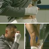 Moment bizar la Unirea - Dinamo    FOTO.  Jucătorul „câinilor”, surprins în timp ce   se unge  cu o substanță pe abdomen: „Ce face acolo?”