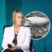 „Proiect fabulos”   Nadia Comăneci a vizitat   arena de peste 70 de milioane de euro  de la Brașov: imagini de la fața locului