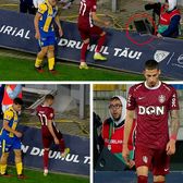 Șfaiț, bun de plată    Extrema „feroviarilor” a avut o ieșire nervoasă în meciul cu Petrolul și   a dărâmat laptopul unui fotograf