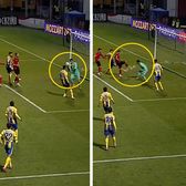 Ce gafă!    FOTO.  Gol stupid în Liga 1, după o   gafă impardonabilă  a portarului! Antrenorul l-a schimbat la pauză