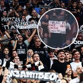 Scene violente la meciul Partizan - Paris   Un banner împotriva președintelui Serbiei a creat   haos în tribune