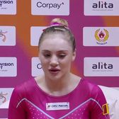 Sabrina Voinea, între uimire și indignare    FOTO:     Reacția gimnastei  române când a văzut că a ratat podiumul la Campionatele Mondiale de la Jakarta