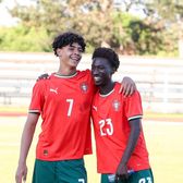 Moment unic pentru Cristiano Jr    VIDEO.   Fiul lui Ronaldo a marcat   primul gol  pentru Portugalia U16