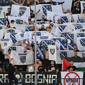 Ultrași interziși de Federație   „E controlată de separatiști și criminali” » Măsuri de securitate stricte și   proteste ale fanilor  la Bosnia - România