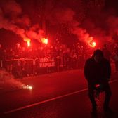 Protestul fanaticilor     FOTO.  BH Fanaticos, nucleul dur al galeriei Bosniei, s-a ținut de cuvânt! Protest vizibil din afara arenei:   atacuri și la adresa românilor