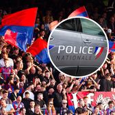 Haos la Strasbourg    FOTO.  Fanii lui Crystal Palace   au vandalizat o cafenea  și au fost escortați de forțele de ordine