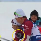 Incident șocant    FOTO.  Un triplu campion olimpic   și-a împins rivalul  prin bariera de protecție