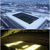 Măsuri speciale    Cum arată Arena Națională și stadionul Rapid  cu câteva zile înainte de reluarea Superligii, când sunt anunțate temperaturi cu minus
