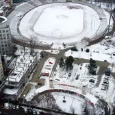 SĂ VINĂ DEMOLAREA!   Când albul a acoperit griul:   cum arată stadionul Dinamo  la câteva zile de la ultimul rămas bun! Reportaj din „Ștefan cel Mare”