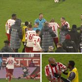 Abdallah, un car de nervi     FOTO.  Atacantul celor de la UTA,   greu de stăpânit  după înfrângerea cu Rapid: conflict pe teren!