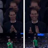„Vrei să joci, Rafa?”     FOTO:  Moment fabulos în timpul   finalei de la Australian Open!  Nadal nu s-a putut abține, tribuna a izbucnit în aplauze 
