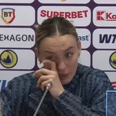 Ana Bogdan, în lacrimi    VIDEO.  Învinsă în primul tur de la Transylvania Open, românca   nu și-a mai putut stăpâni emoțiile:  „Aveam alte planuri”