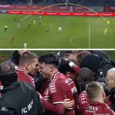 Hagi ar fi mândru!    VIDEO.  Grameni a înscris golul anului în Liga 1!   Șut de la aproape 40 de metri,  în stilul bijuteriei „Regelui” din meciul cu Columbia