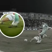 Etapa și scandalul    FOTO:   UTA Arad a cerut   penalty  în finalul meciului cu Oțelul Galați, după un duel Iacob - Roman: „M-a secerat!”