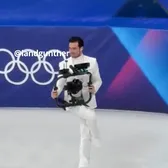 A devenit celebru la Jocurile Olimpice     FOTO+VIDEO.  Modul inedit în care un   cameraman  imortalizează momentele de la patinaj artistic