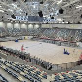 Aproape de inaugurare     FOTO  Cum arată noua sală Polivalentă de   25 de milioane de euro,  care a intrat rapid în planurile Federațiilor din România