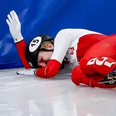 Îngrozitor!  FOTO. Accident terifiant la Jocurile Olimpice.   Patinatoare lovită la ochi cu lama.  Primele vești după operație