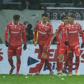 Gol anulat în Derby     FOTO.  De ce   a anulat  Rareș Vidican golul „câinilor” din meciul cu Rapid