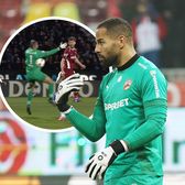 Ce a vrut să facă Epassy?     FOTO.    Eroare colosală  a portarului lui Dinamo, care a dus la al doilea gol pentru CFR Cluj