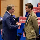 Pace între Dinamo și CCA?  Nicolescu a discutat cu   Vassaras  la Adunarea Generală de la FRF: „Am înțeles punctul lor de vedere”