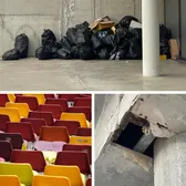 JALNIC DUPĂ IARNĂ     Imagini horror  de pe Arena Națională: s-au „măcinat” pereții! Fotolii distruse, scaune rupte și probleme mari cu tabela și acoperișul