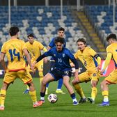Kosovo U21 - România U21 0-1     FOTO.  Victorie crucială a selecționatei antrenate de Costin Curelea, în    preliminariile EURO 2027!  Tensiune pe final de meci