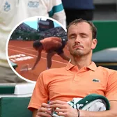 Medvedev și-a ieșit din minți!    VIDEO.  Imagini incredibile la Monte Carlo:   40 de secunde de furie  și cel mai rușinos rezultat al carierei