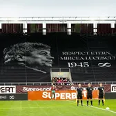 Gladiatorul Mircea Lucescu    VIDEO.   Scene emoționante pe Giulești la   momentul de reculegere  în memoria lui Il Luce