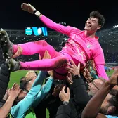 Un nou Duckadam!    FOTO-VIDEO.    Pe cine înfruntă Chivu  în finala Cupei Italiei. Portarul Motta, eroul lui Lazio la penaltyuri