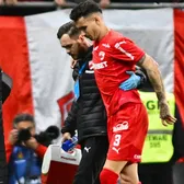 Cad „câinii”!    FOTO.   Dinamo i-a pierdut pe   Mărginean și Opruț  după 30 minute în semifinala Cupei cu Craiova