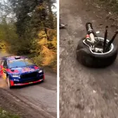 Tatăl lui Verstappen, accident violent    FOTO.  Jos   a lovit un copac  și s-a răsturnat la un raliu din Belgia