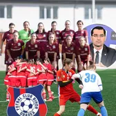 Bășcălie cu fotbalul feminin  FC Bihor, argument hilar pentru că   n-are echipă de fete U15.  FRF i-a respins licența, dar girează scoruri de: 25-0, 26-0, 27-0