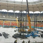 Cum arată Arena Națională    FOTO  Stadionul s-a transformat total! Tone de utilaje și schele pe gazon:   imagini din interior