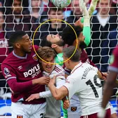Fază controversată în Premier League    FOTO.  VAR a intervenit în prelungirile meciului   West Ham - Arsenal.  Decizia ar putea stabili câștigătoarea titlului!