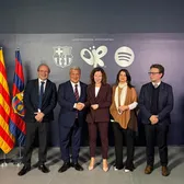 O româncă, în loja lui Laporta    Roxana Mînzatu,  invitată la El Clasico, în seara titlului câștigat de Barcelona