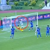 Gol „fantomă” la Târgoviște    FOTO.   Alibec a marcat pentru Farul în meciul cu Chindia, însă reluările   n-au putut confirma  reușita validată de tușier!
