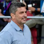 „Sânge roș-albastru”    VIDEO.  Cum a fost prezentat   Baciu în Ghencea,  înainte de debut, la FCSB - Botoșani. 10.000 de fani pentru baraj