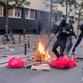 Haos la Paris, în timpul finalei Champions League    FOTO:  Forțele de ordine, nevoite să intervină!    Arestări după actele de vandalism   din timpul meciului PSG - Arsenal