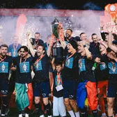 Vlad Dragomir, trofeu cu Pafos    FOTO.  Fotbalistul convocat de Hagi va juca și în sezonul următor într-o   competiție europeană