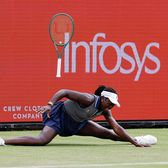 Serena Williams, cât ghinion!    FOTO.  Revenirea americancei,   stricată de o accidentare.  Strigătul de durere al partenerei