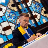 „Ghidez talentele”    FOTO.    Olaru a vorbit ca un veteran  după transferul la Saint-Gilloise. Cum s-a prezentat fostul căpitan de la FCSB